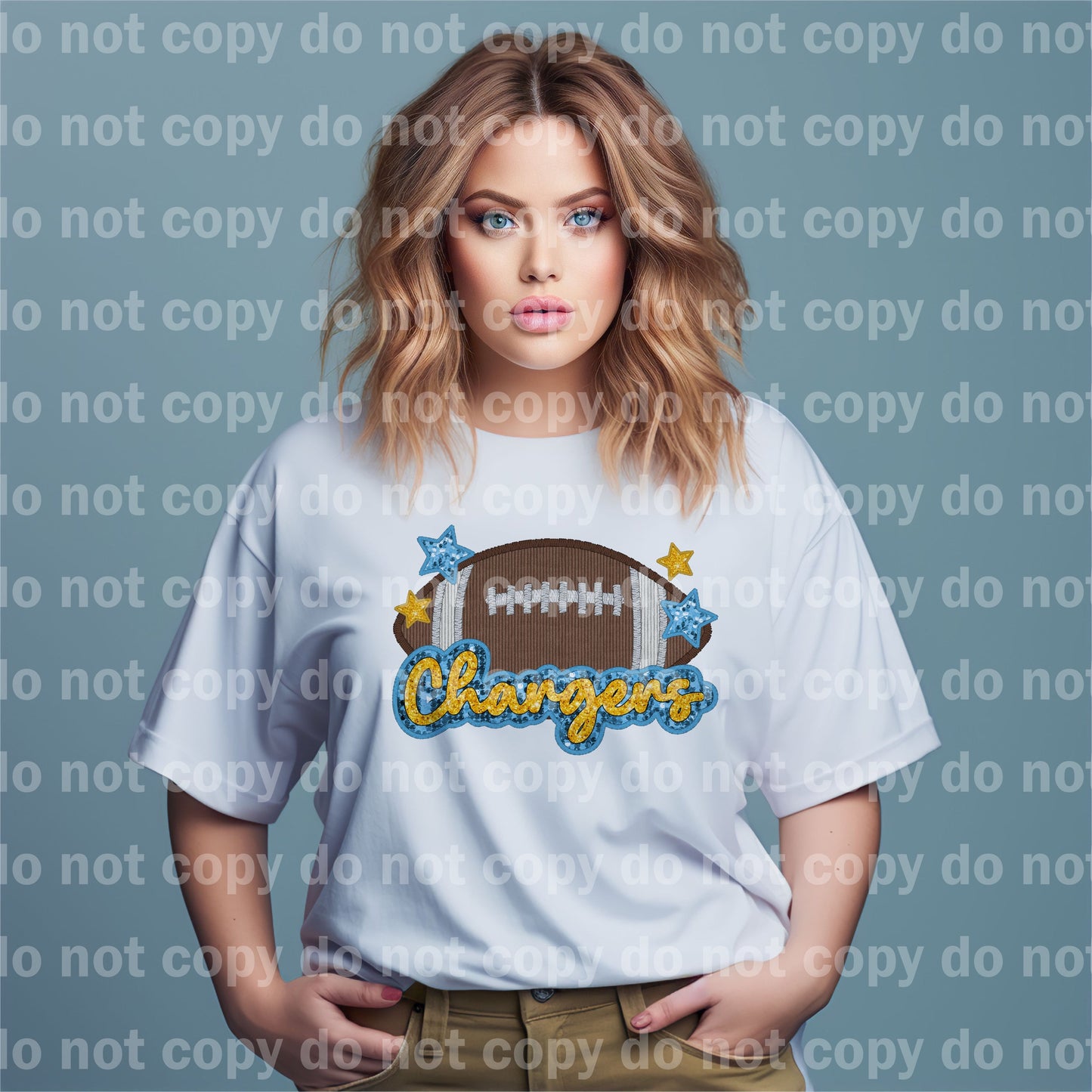 Chargers Football Dream Print or Sublimation Print