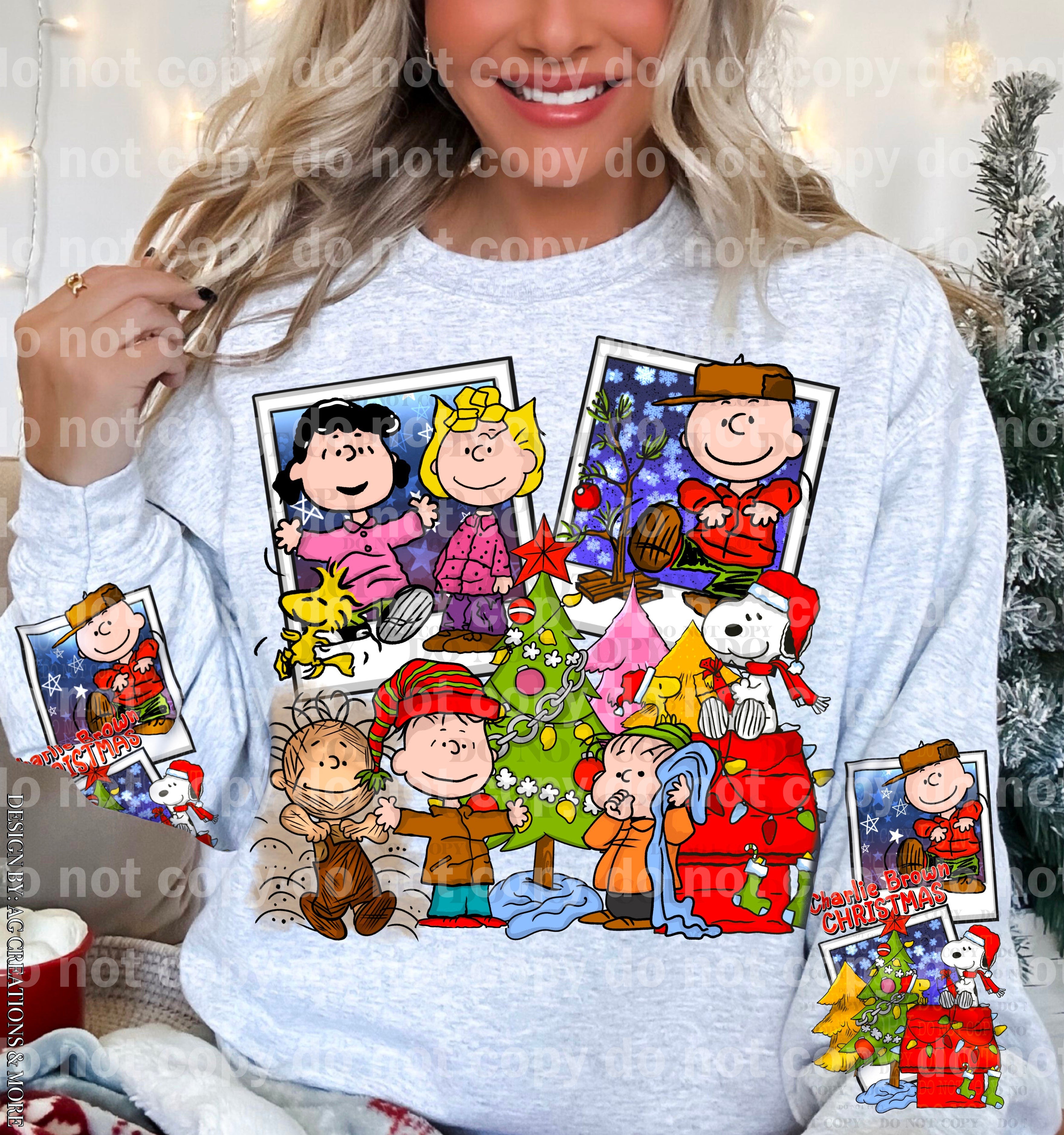 Christmas Polaroids CB with Optional Sleeve Design Dream Print or Subl ...