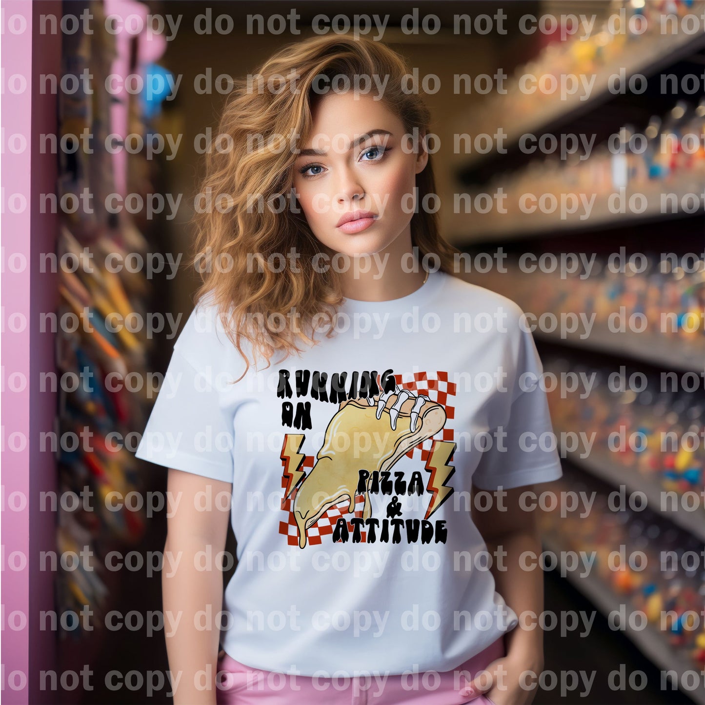 Running On Pizza And Attitude Dream Print or Sublimation Print