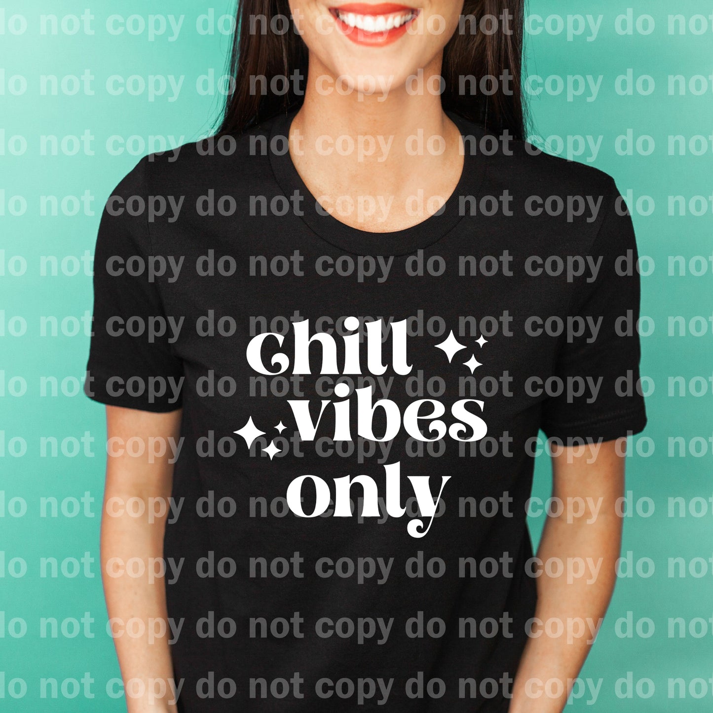 Chill Vibes Only Black/White Dream Print or Sublimation Print