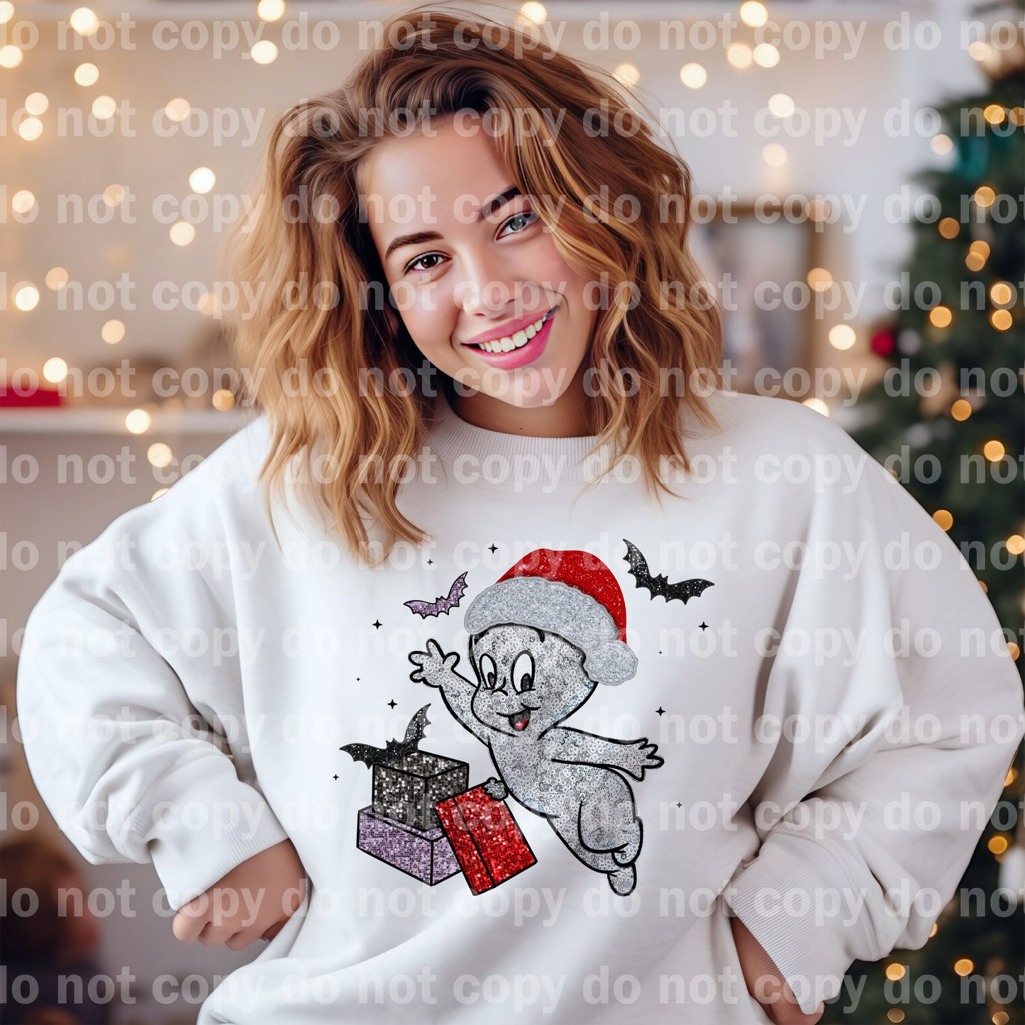 Christmas Ghost Dream Print or Sublimation Print