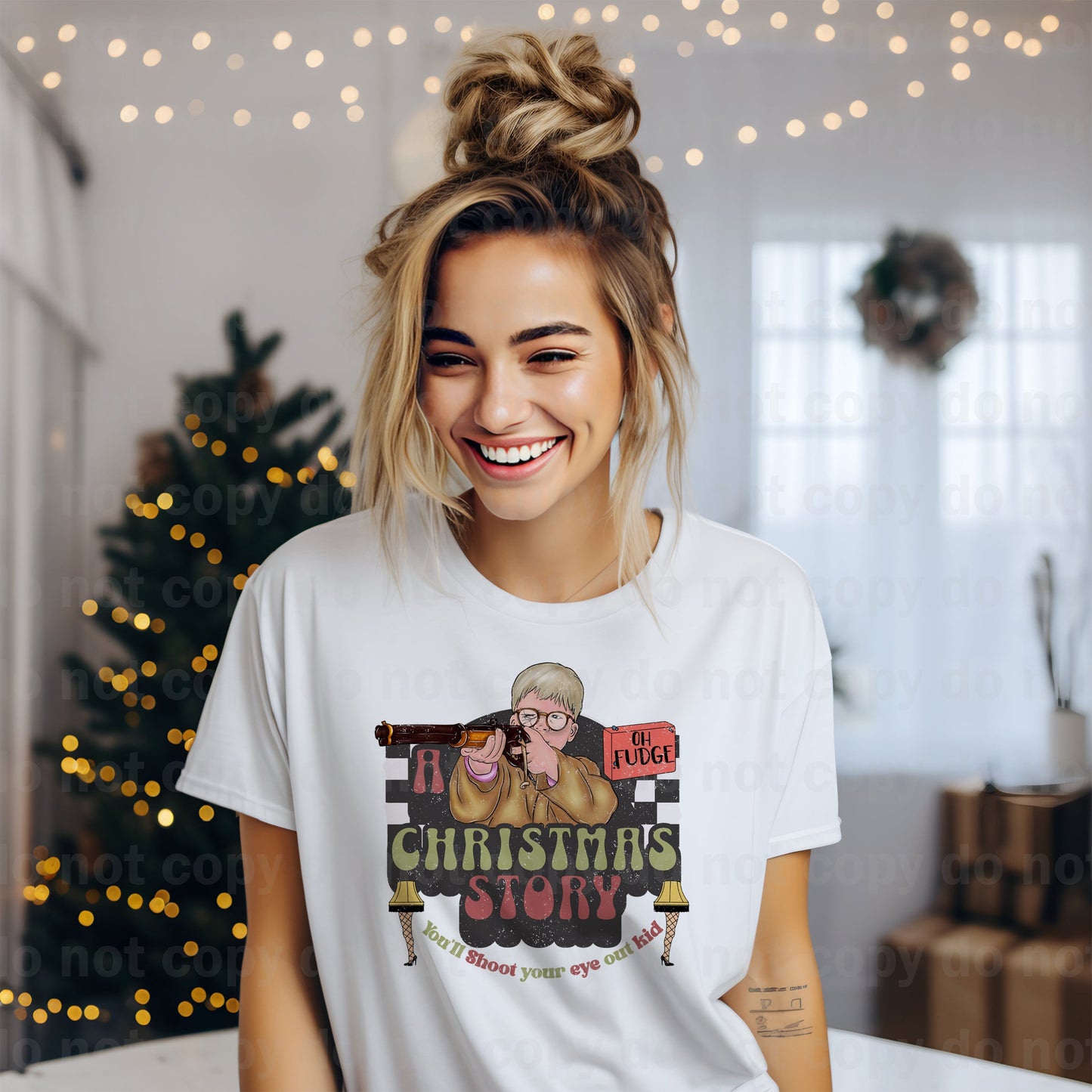 Christmas Story You'll Shoot Your Eye Out Kid Dream Print or Sublimation Print