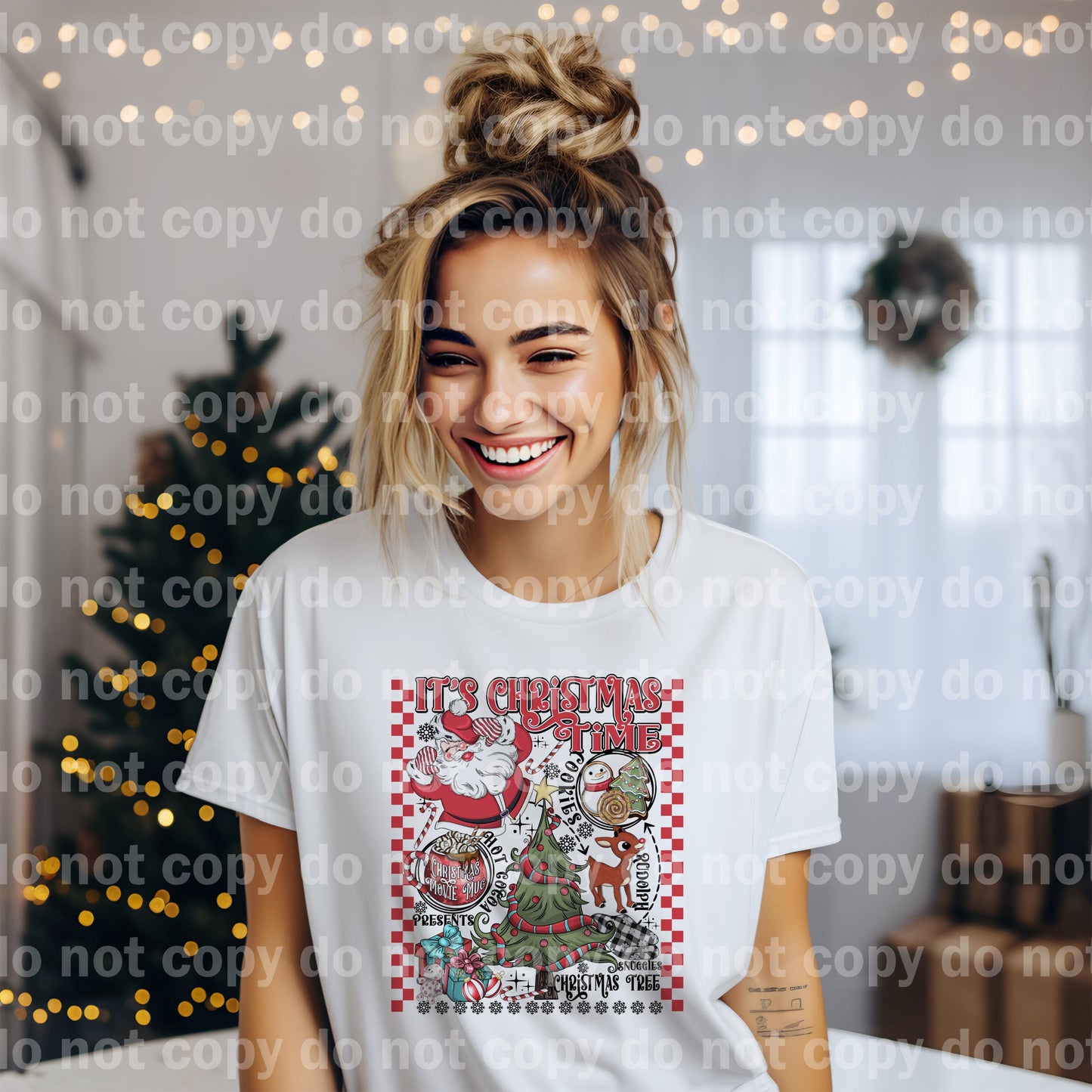 It's Christmas Time with Optional Sleeve Design Dream Print or Sublimation Print