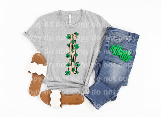 Clover Leaves Arm Bones Full Color/One Color with Pocket Option Dream Print or Sublimation Print