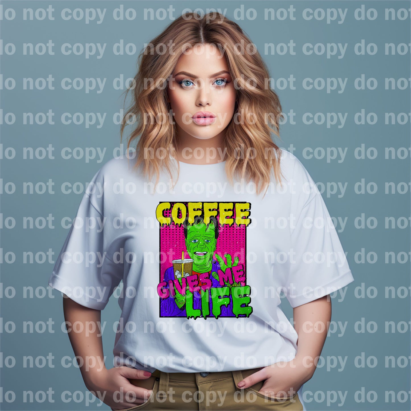 Coffee Gives Me Life Dream Print or Sublimation Print