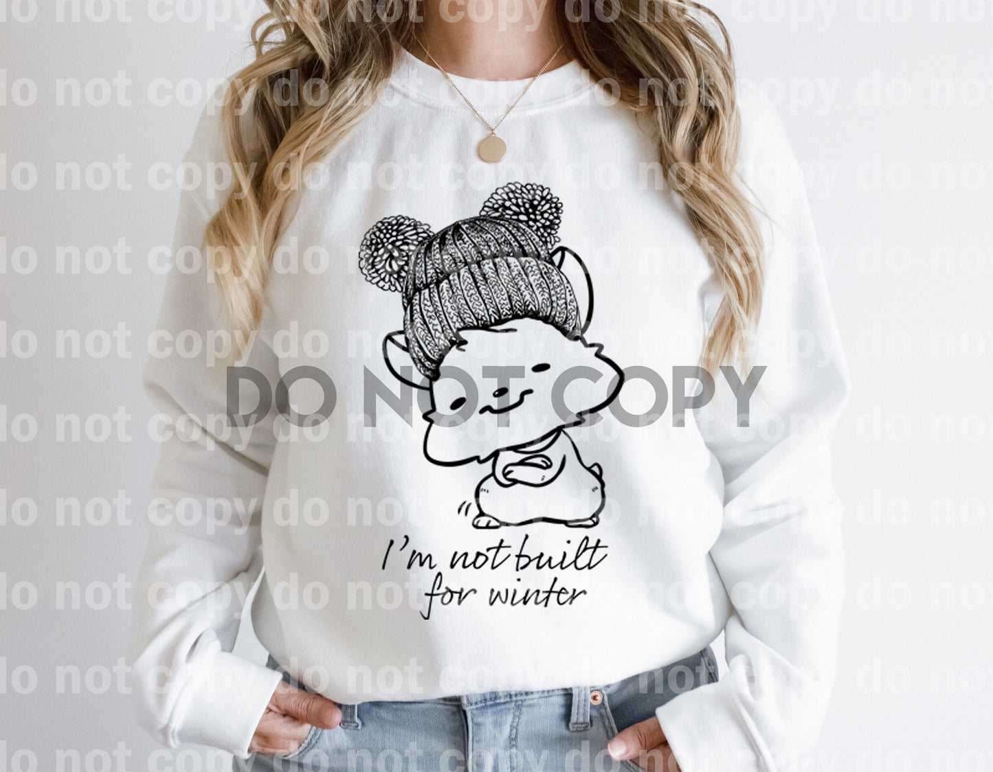 I am not Built for Winter Puppy Dream Print or Sublimation Print