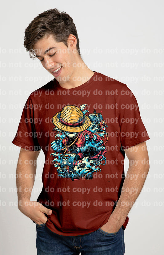 Colorful Pirate Captain Dream Print or Sublimation Print with Decal Option