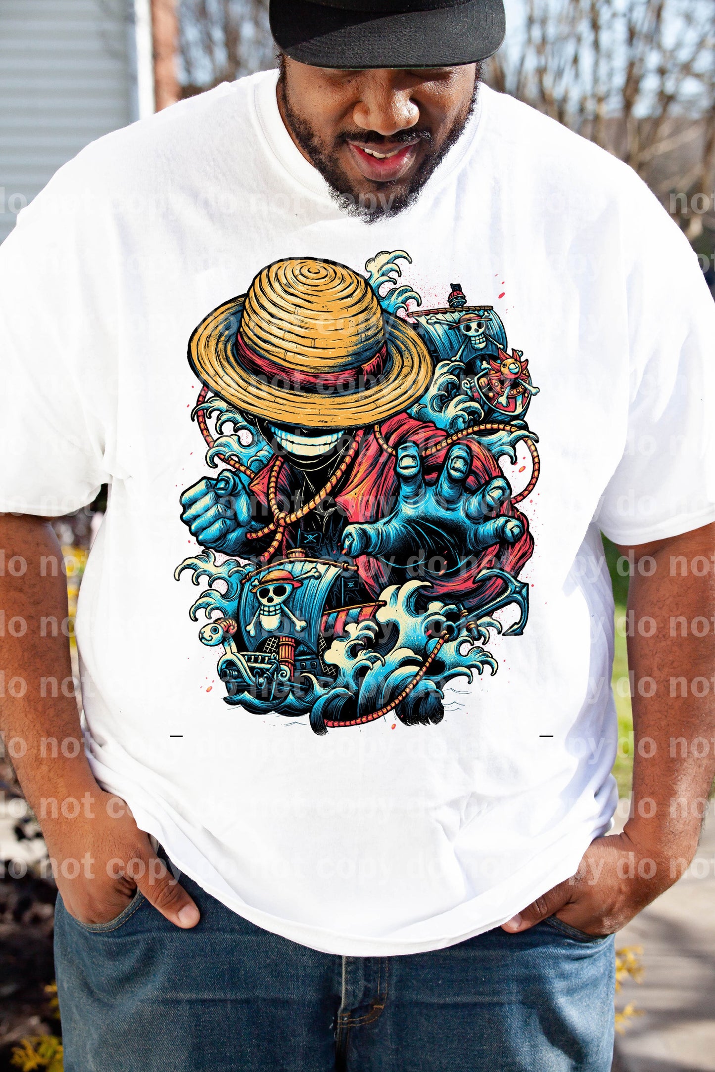 Colorful Pirate Captain Dream Print or Sublimation Print with Decal Option