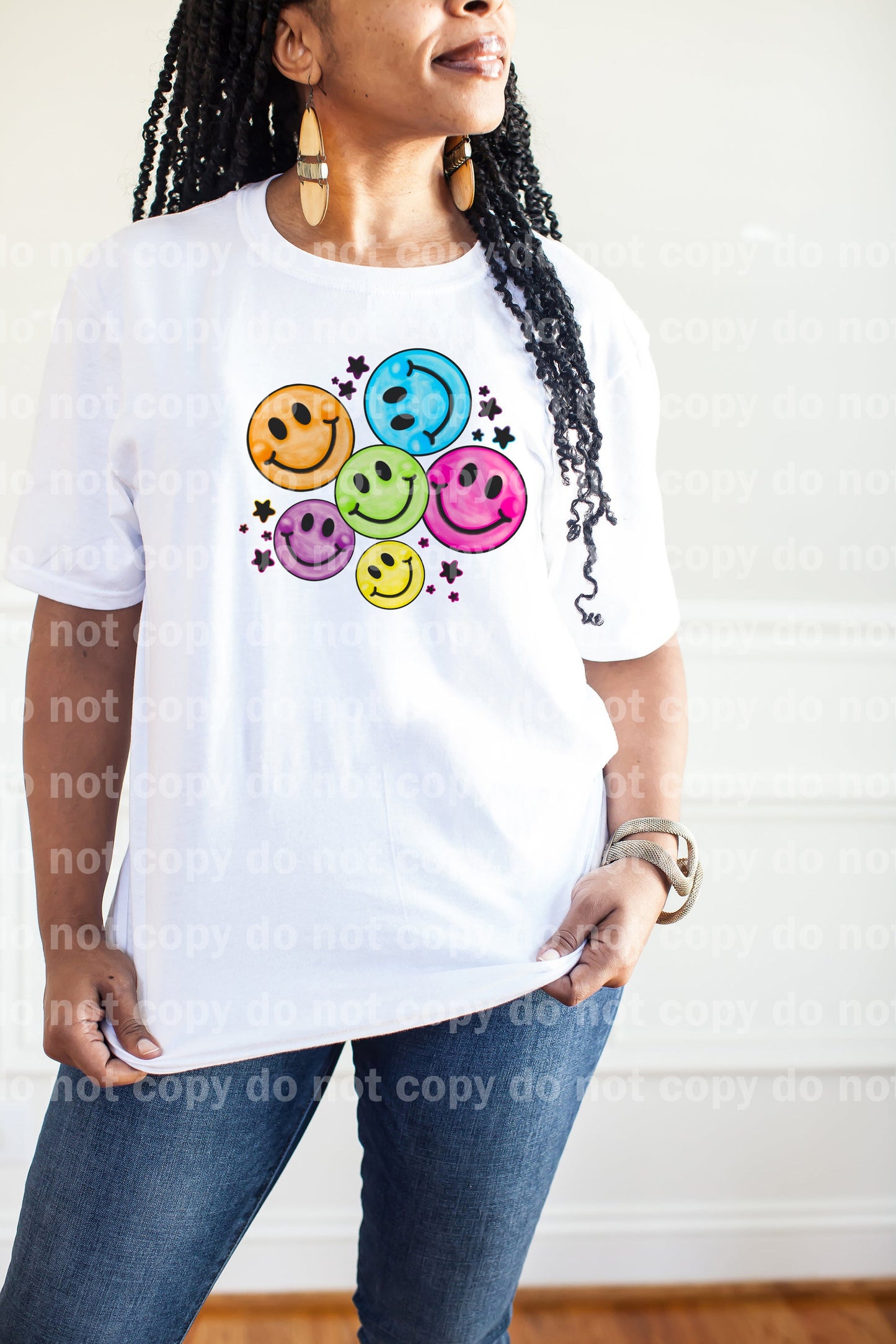 Colorful Smiley Emojis Dream Print or Sublimation Print