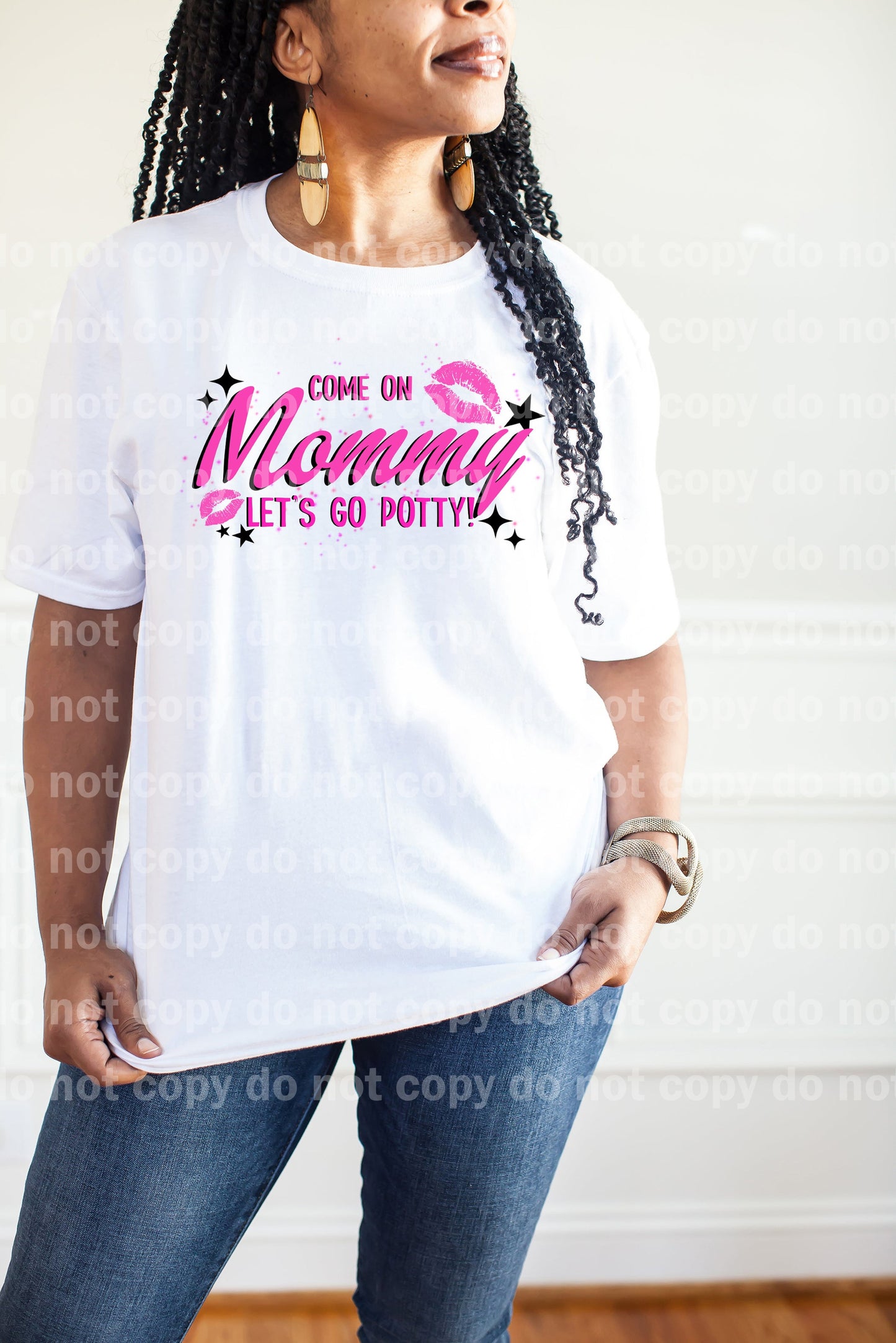 Come On Mommy Let's Go Potty Dream Print or Sublimation Print