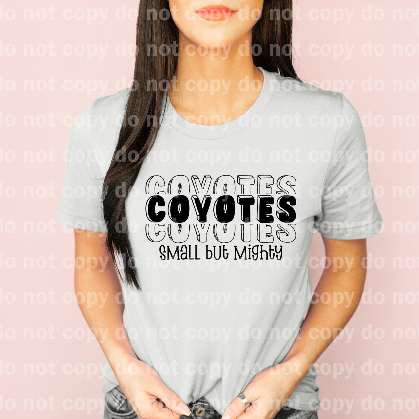 Covotes Small But Mighty Black/White Dream Print or Sublimation Print