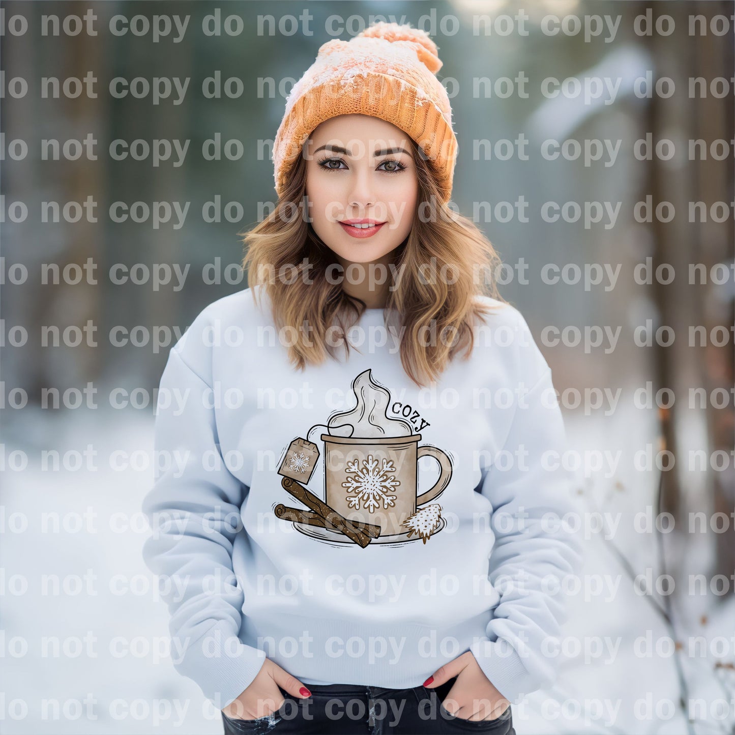 Cozy Winter Drink Dream Print or Sublimation Print