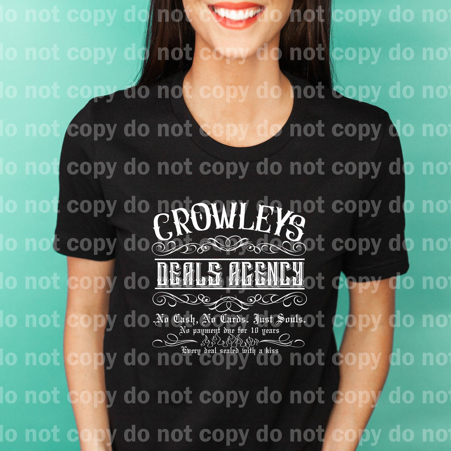 Crowley's Deals Agency Black/Red/White with Pocket Option Dream Print or Sublimation Print