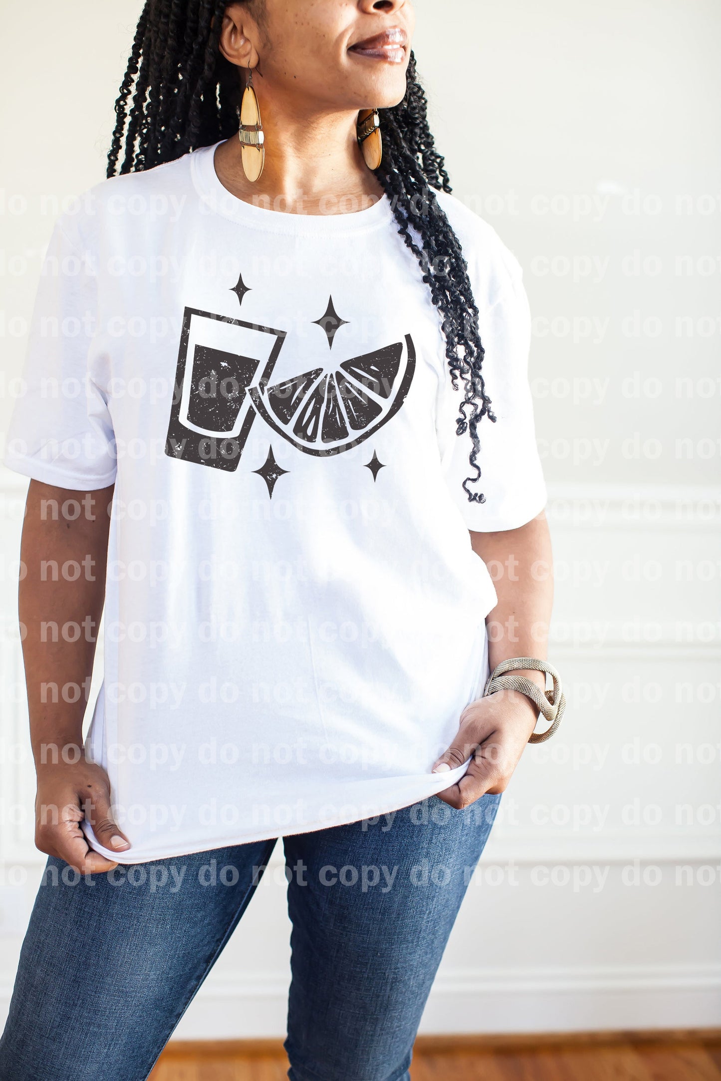 Cup And Lemon Distressed/Non Distressed Dream Print or Sublimation Print