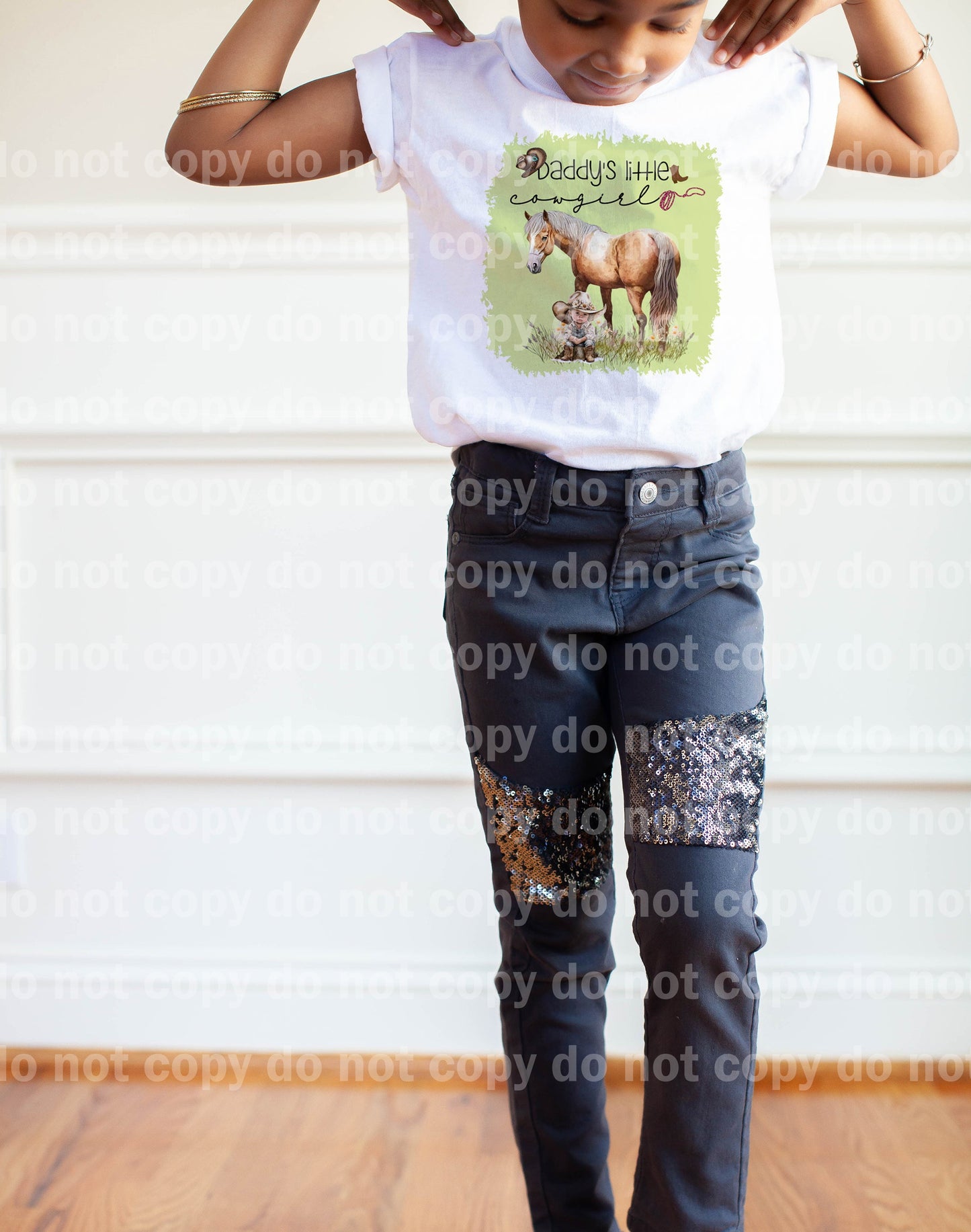 Daddy's Little Cowgirl Dream Print or Sublimation Print