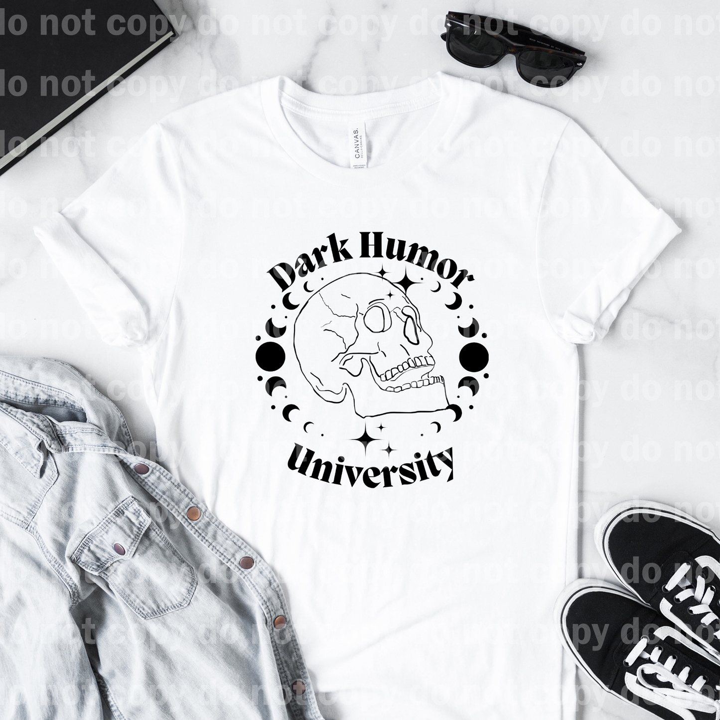 Dark Humor University Skull Dream Print or Sublimation Print