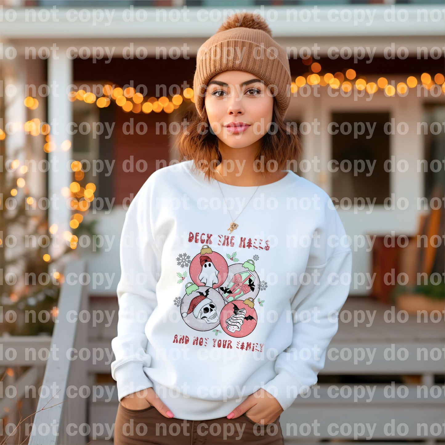 Deck The Halls And Not Your Family Dream Print or Sublimation Print