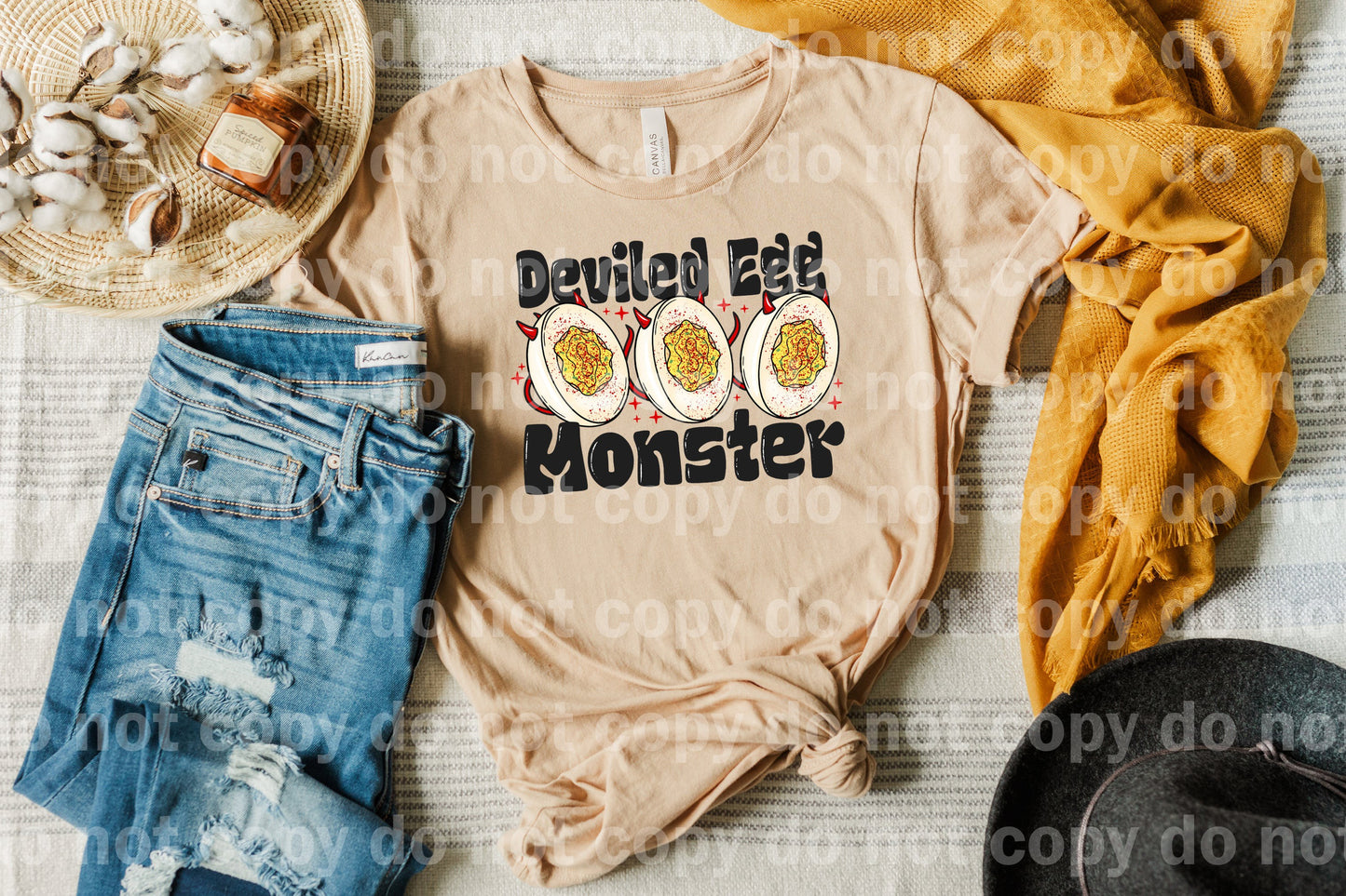 Deviled Egg Monster Dream Print or Sublimation Print