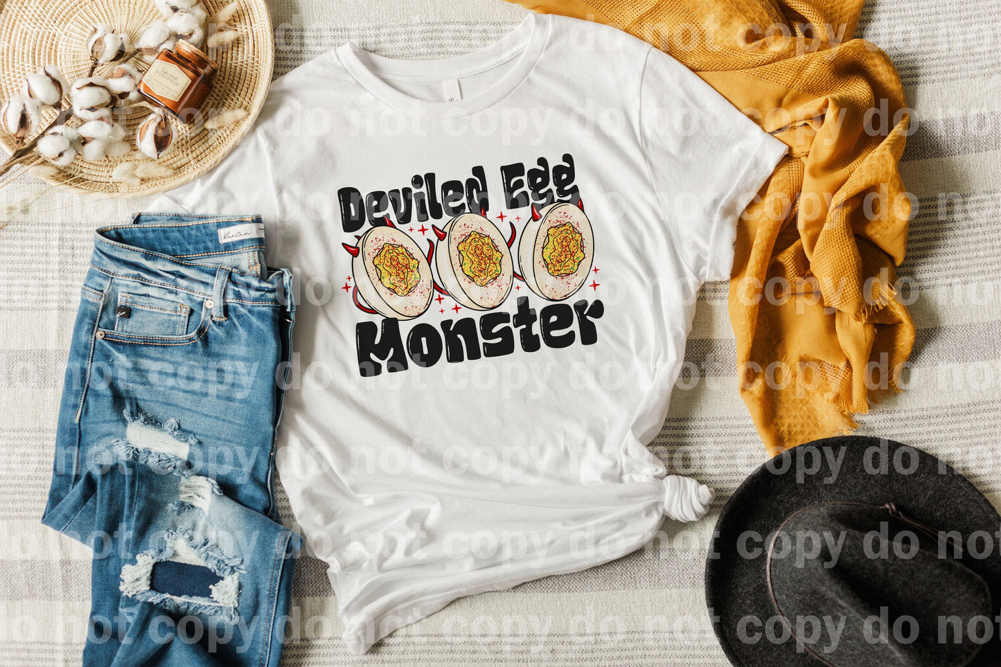 Deviled Egg Monster Dream Print or Sublimation Print