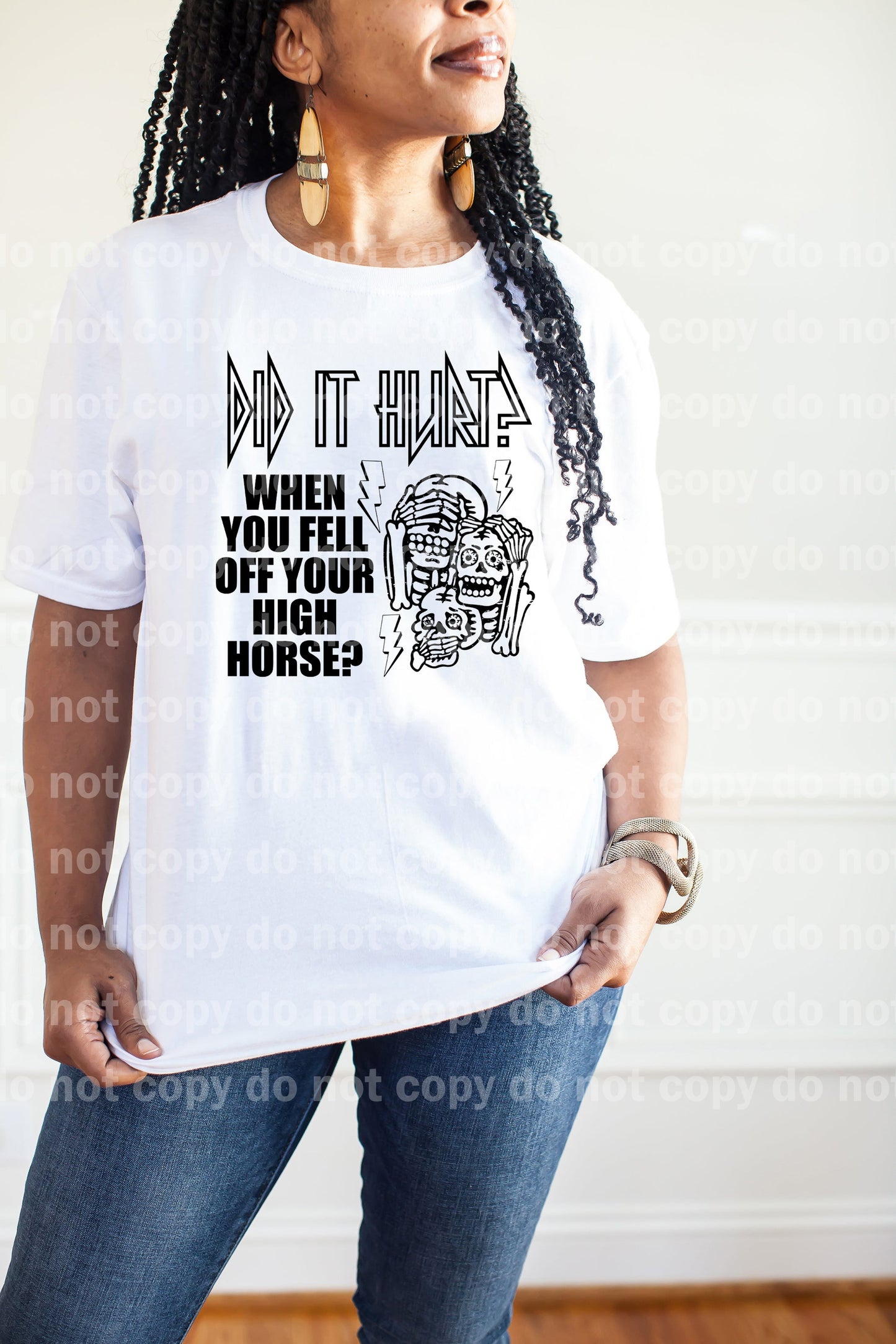 Did It Hurt When You Feel Off Your High Horse Dream Print or Sublimation Print