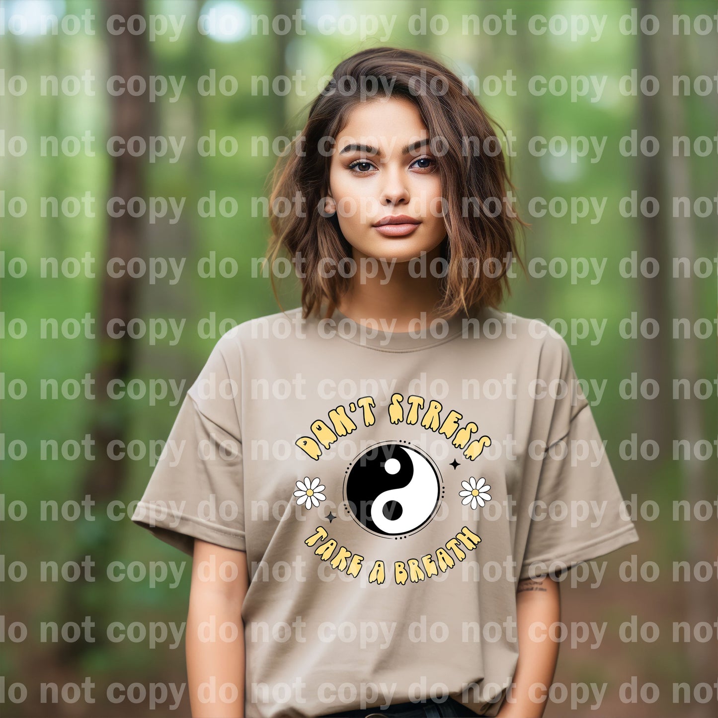 Don't Stress Take A Breath Dream Print or Sublimation Print