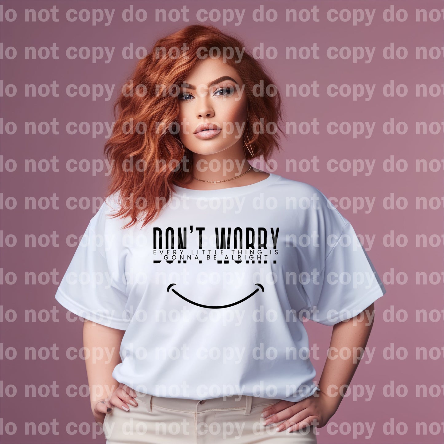 Don't Worry Every Little Thing Is Gonna Be Alright Black/White Dream Print or Sublimation Print