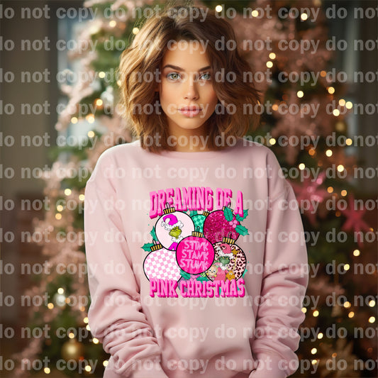 Dreaming Of A Pink Christmas Dream Print or Sublimation Print