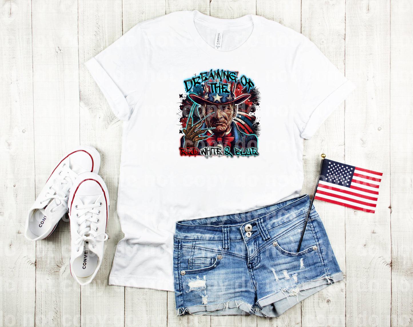 Dreaming Of The Red White And Blue Dream Print or Sublimation Print