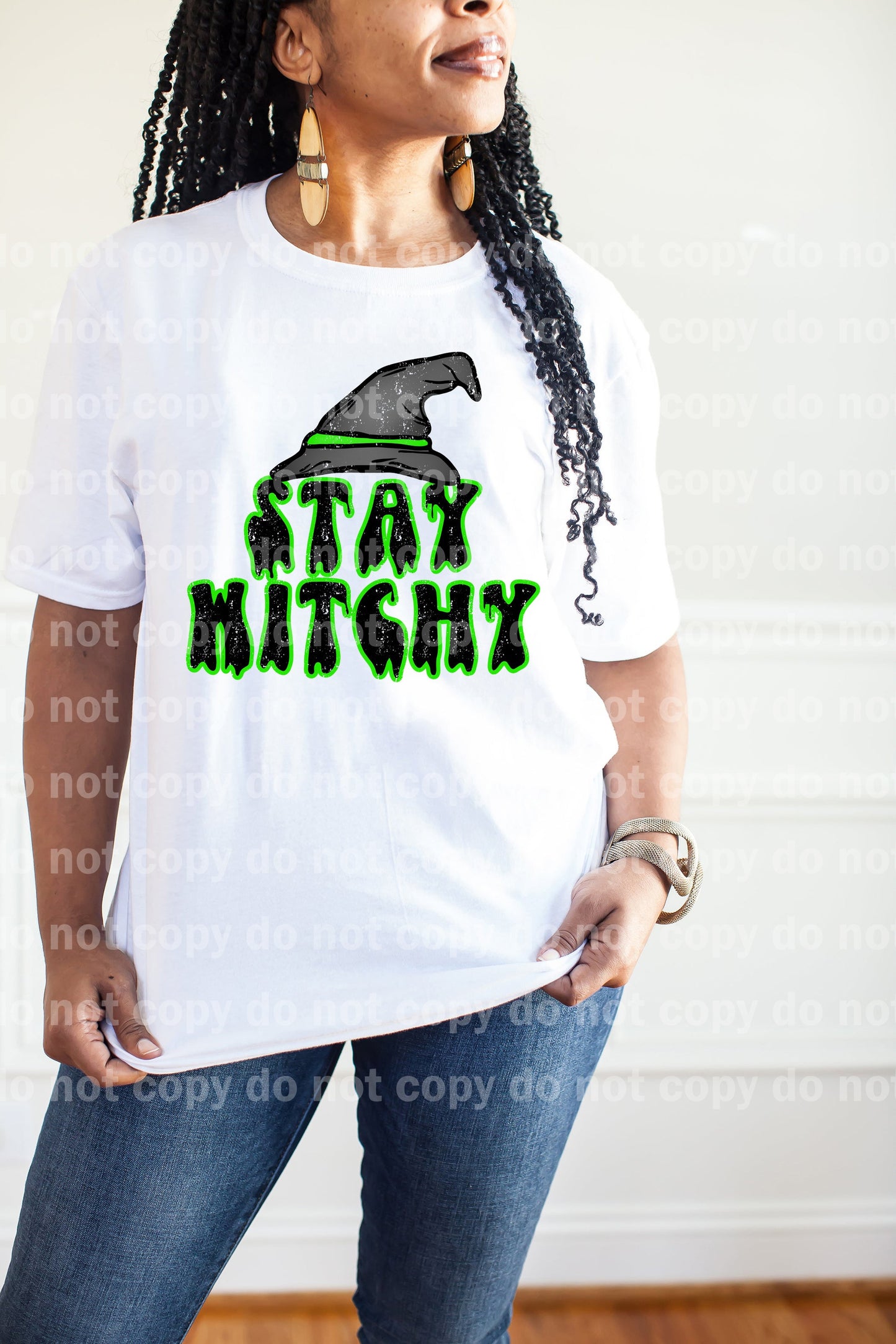 Stay Witchy Hat Distressed Full Color/One Color Dream Print or Sublimation Print