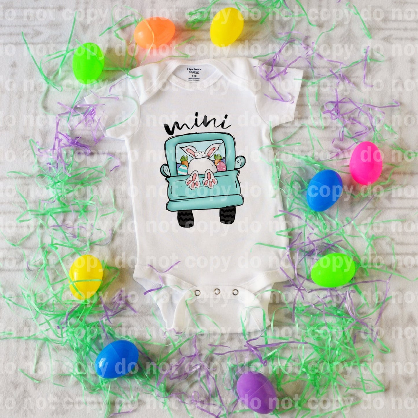 Easter Bunny Truck Mini Dream Print or Sublimation Print