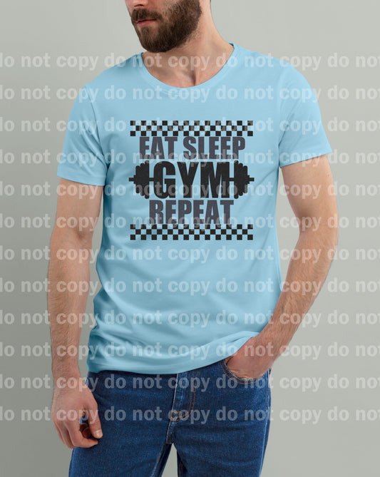 Eat Sleep Gym Repeat Dream Print or Sublimation Print