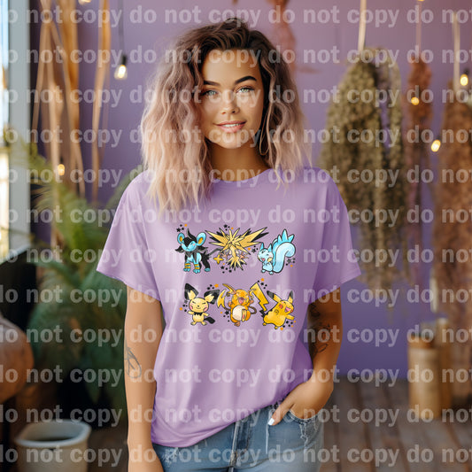 Electric Type Pocket Monsters Dream Print or Sublimation Print
