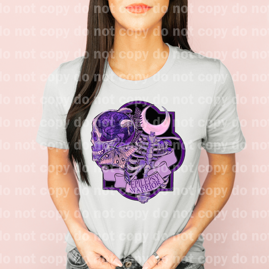 Epilepsy Warrior Skull Moon Moth Emblem