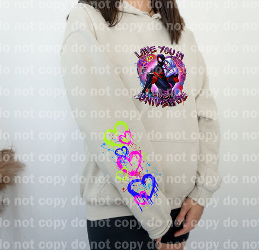 Love You in Every Universe with Optional Sleeve Design Dream Print or Sublimation Print