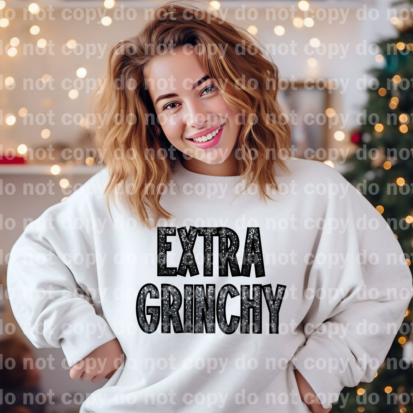 Extra Grumpy Sequin Dream Print or Sublimation Print