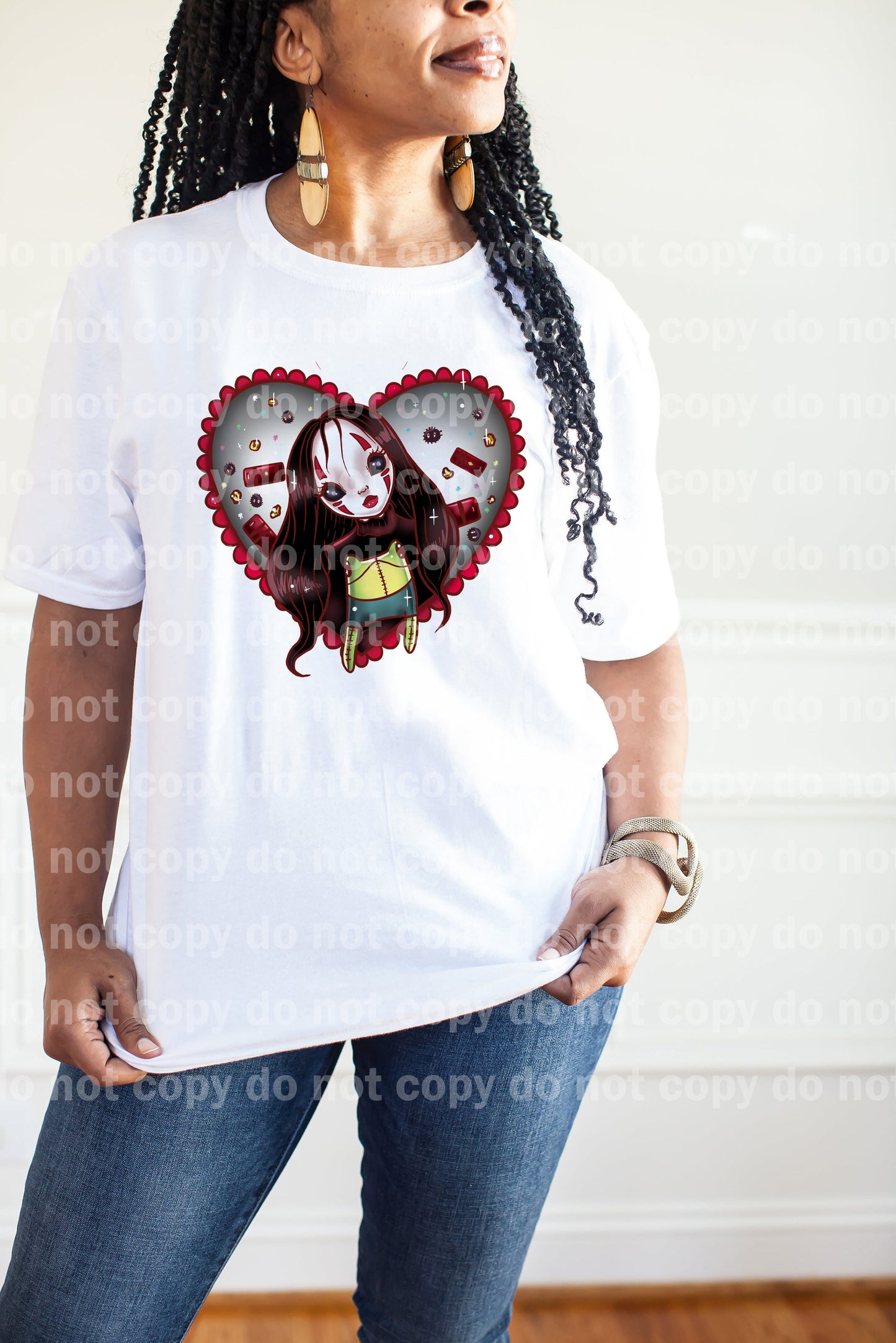 Faceless Scary Heart Dream Print or Sublimation Print