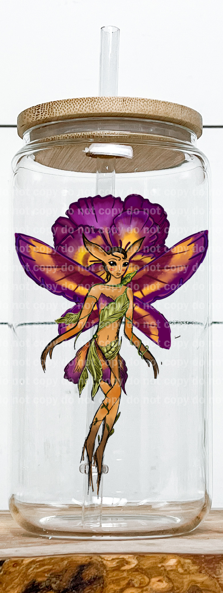 Fall Fairy Purple Floral