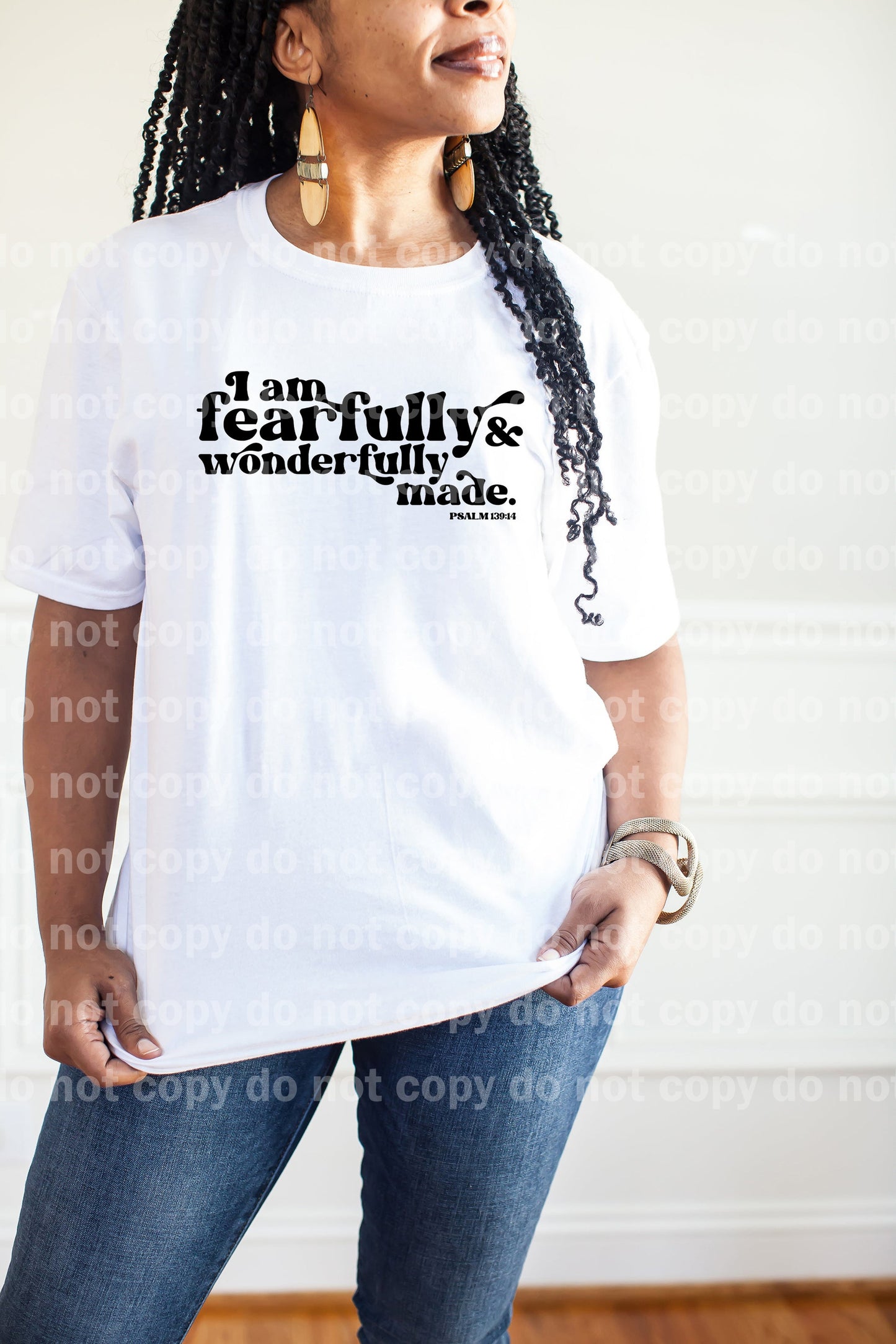 I Am Fearfully And Wonderfully Made Black/White Dream Print or Sublimation Print