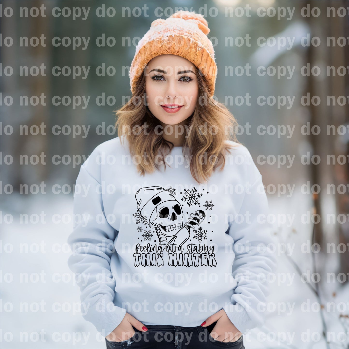 Feeling Extra Stabby This Winter Full Color/One Color Dream Print or Sublimation Print