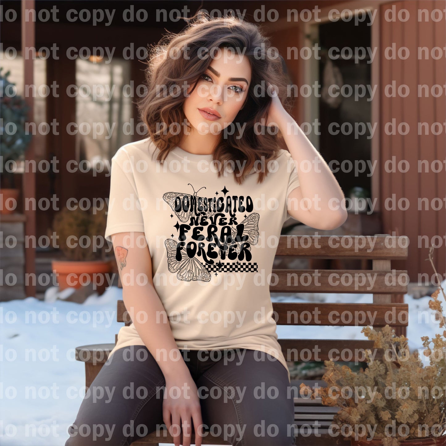 Domesticated Never Feral Forever Dream Print or Sublimation Print