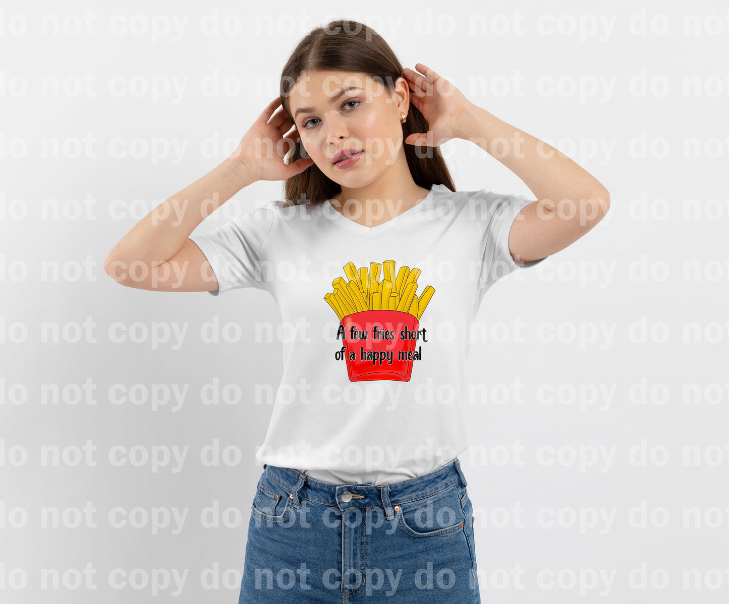 A Few Fries Short Of A Happy Meal Dream Print or Sublimation Print
