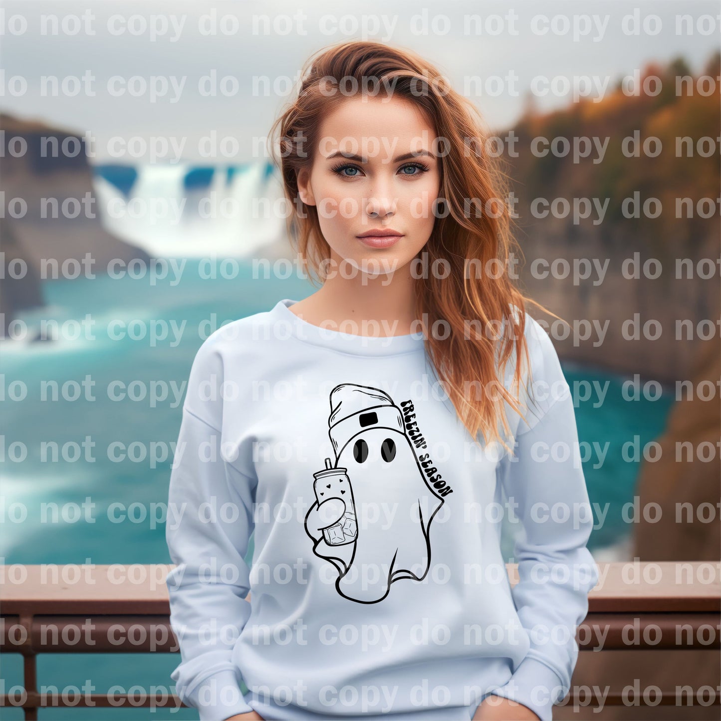 Freezin Season Ghosty Full Color/One Color Dream Print or Sublimation Print