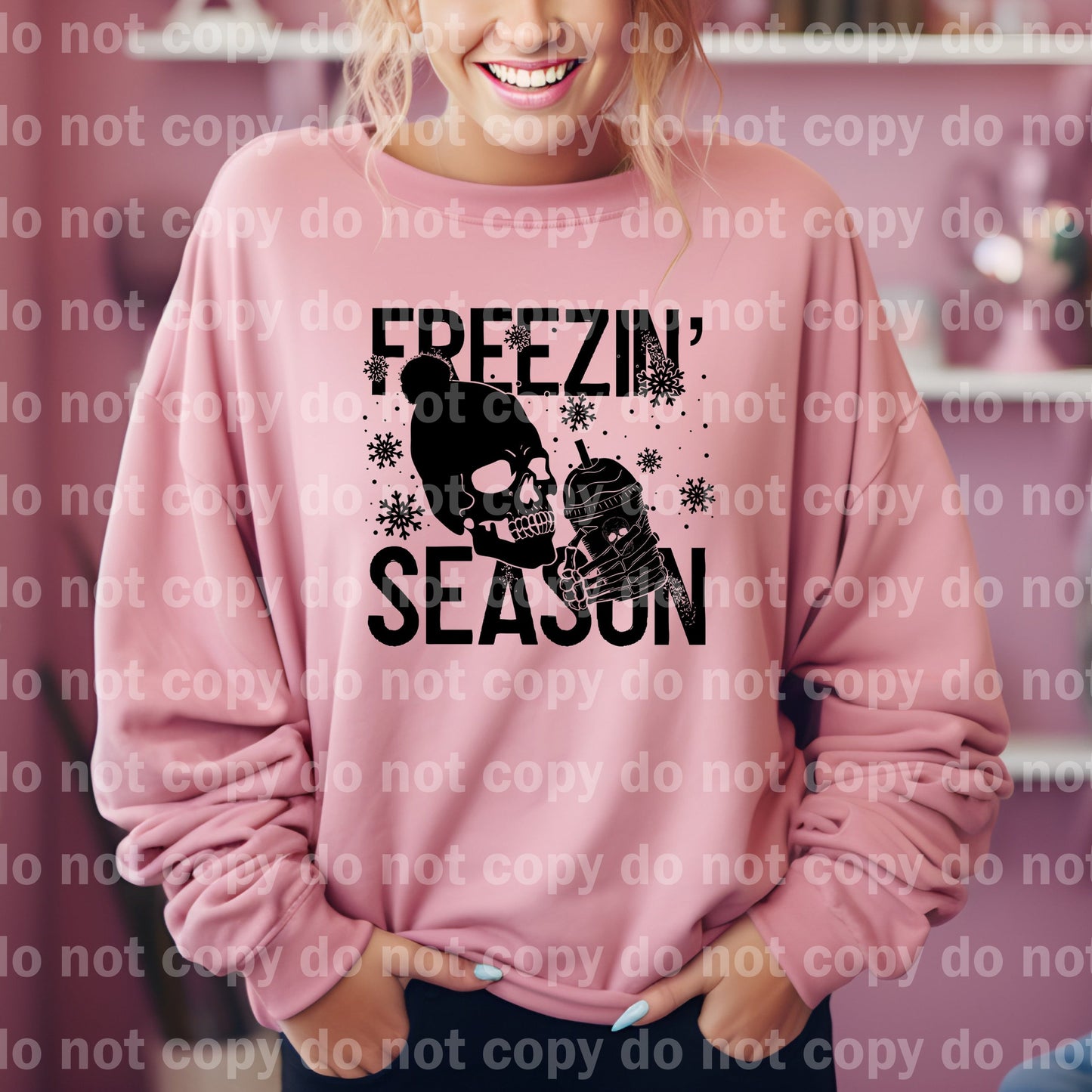 Freezin Season Full Color/One Color Dream Print or Sublimation Print