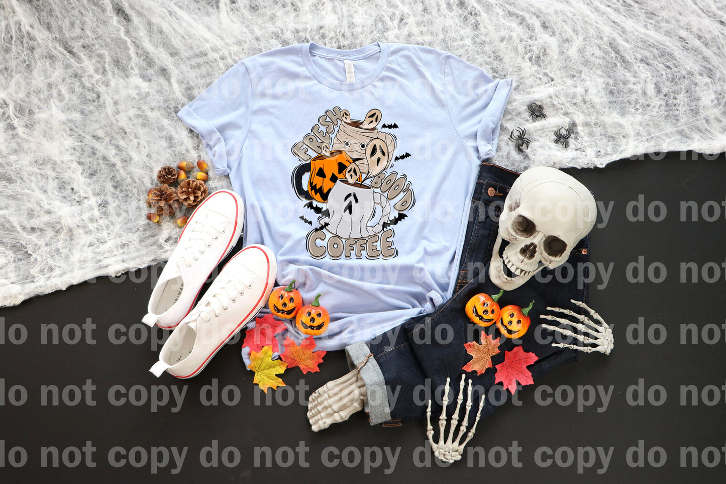 Fresh Boo'd Coffee with Optional Sleeve Design Dream Print or Sublimation Print