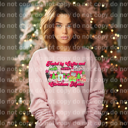 Fueled By Coffee And Christmas Movies Dream Print or Sublimation Print