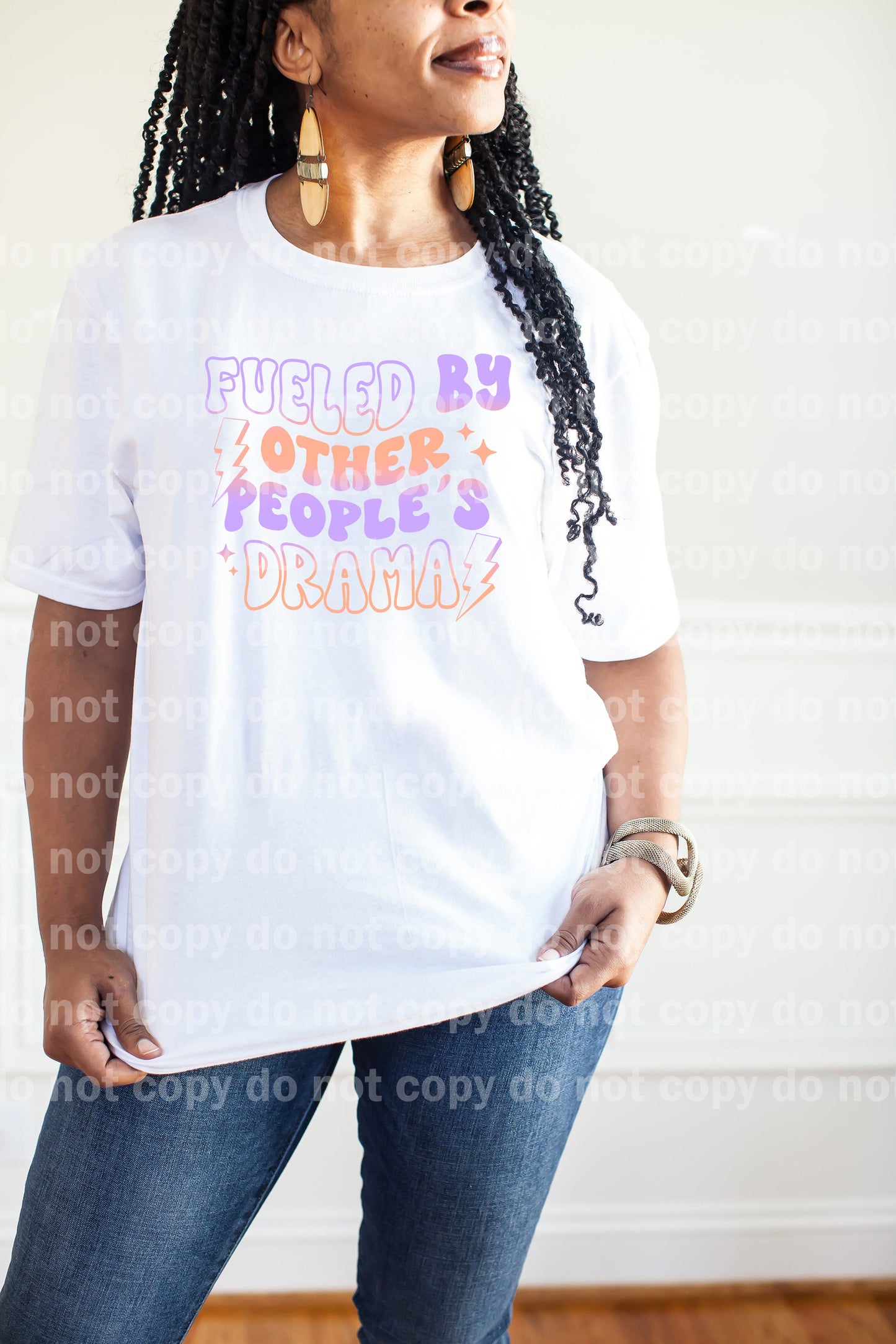 Fueled By Other People's Drama Full Color/One Color Dream Print or Sublimation Print