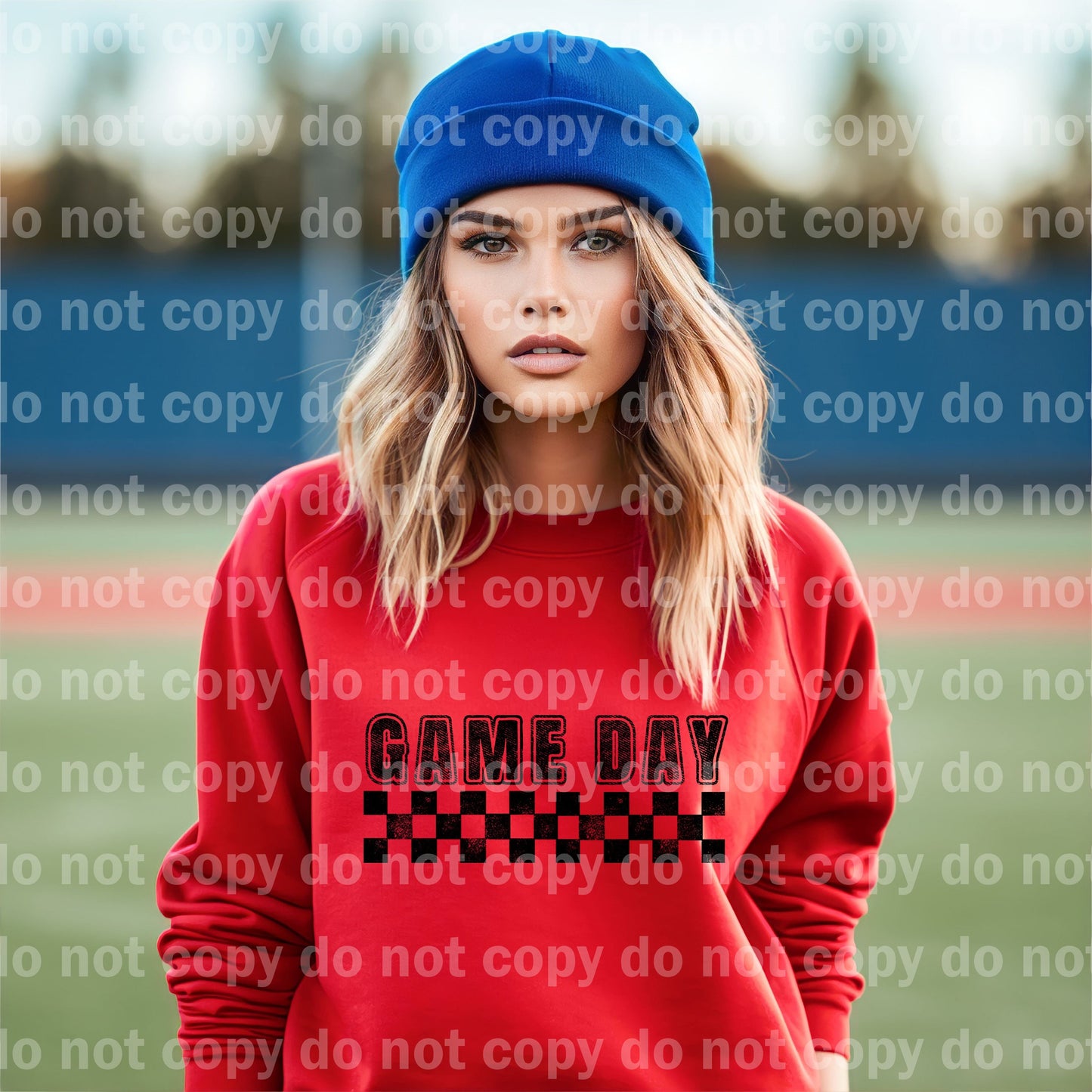 Game Day Checkered Black/White Dream Print or Sublimation Print