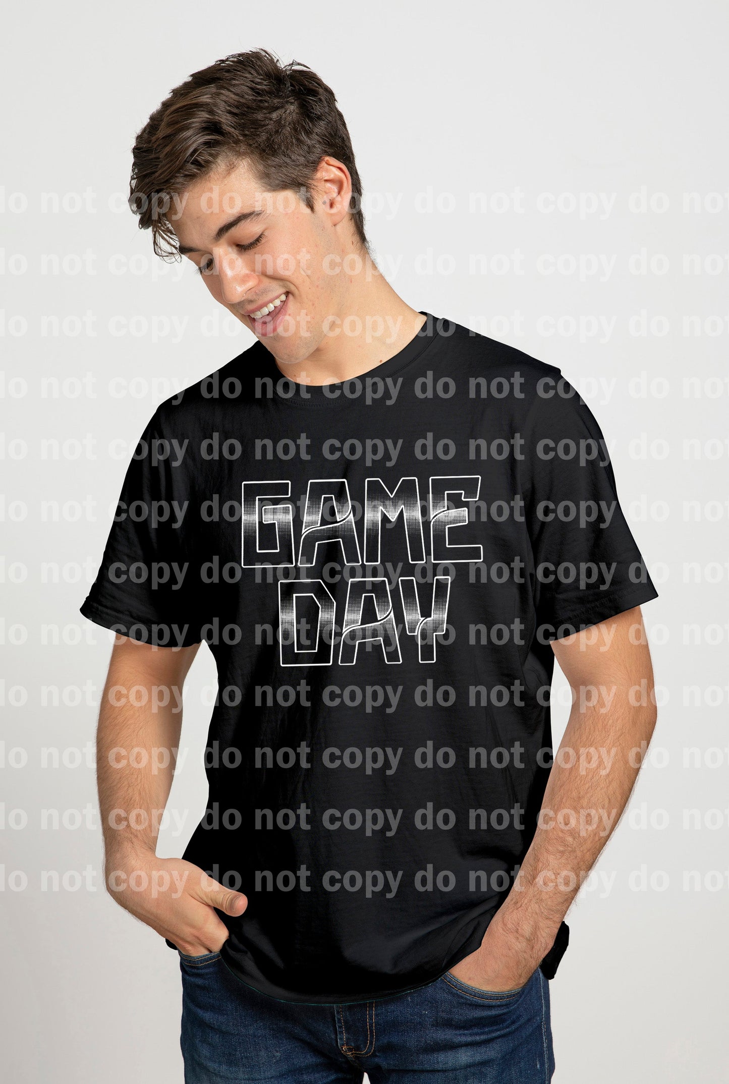 Game Day Black/White Dream Print or Sublimation Print