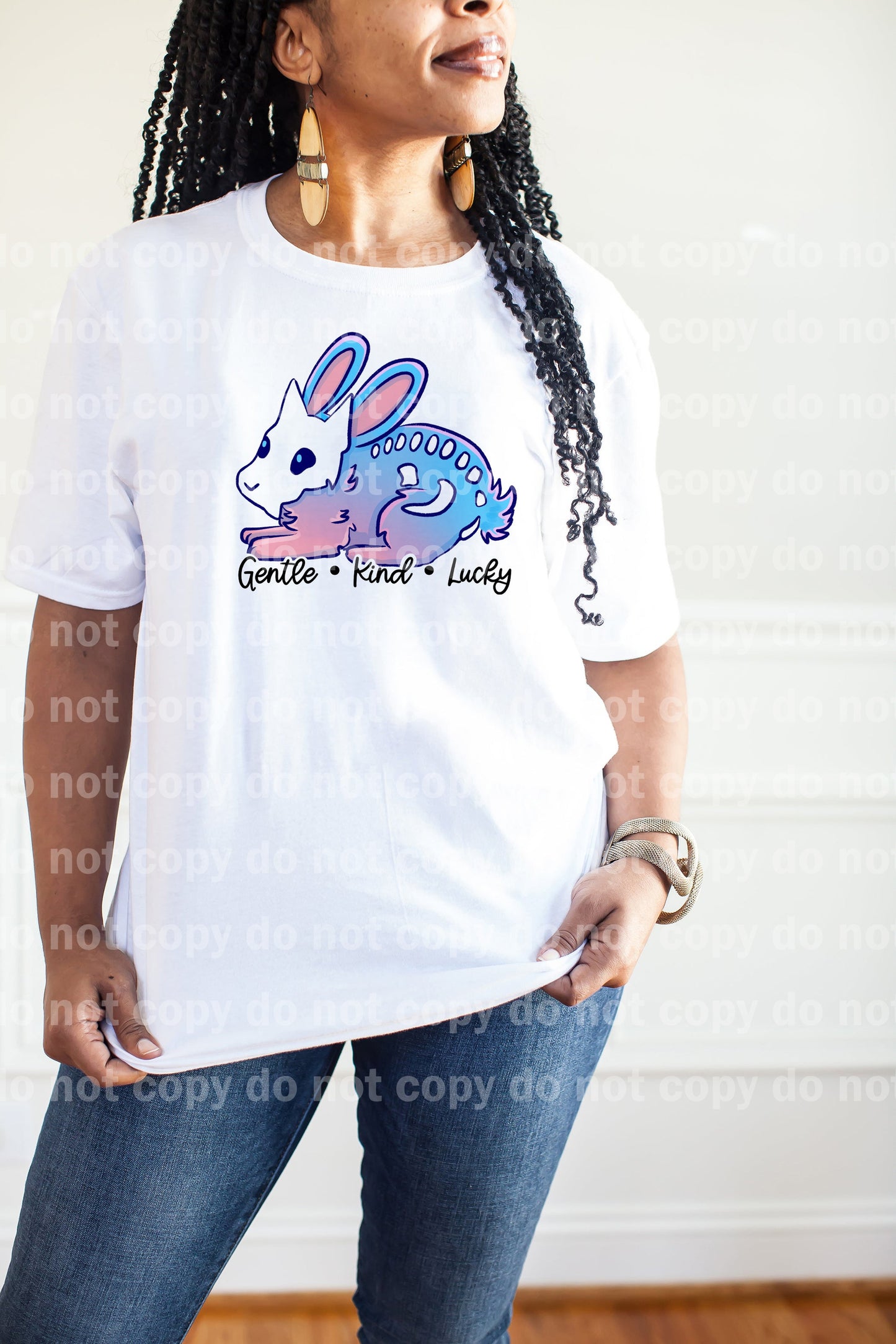 Gentle Kind Lucky Bunny Dream Print or Sublimation Print