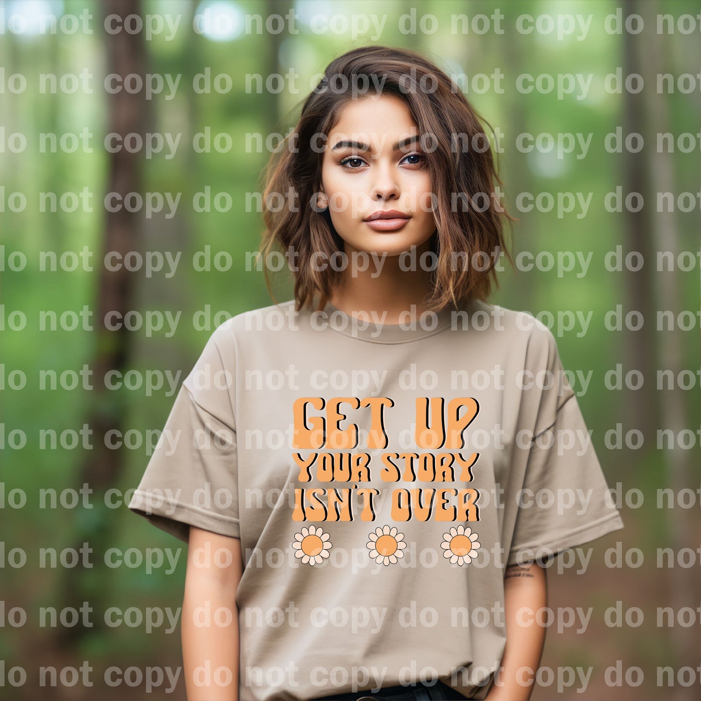 Get Up Your Story Isn't Over Dream Print or Sublimation Print